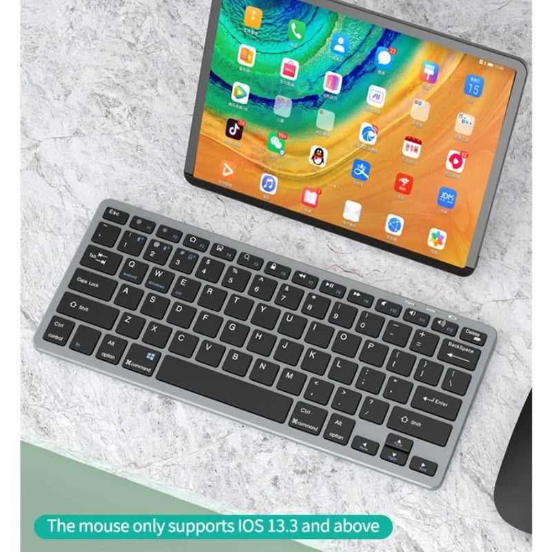 Y&D Wireless Gaming Keyboard and Mouse Combo, Rechargeable Mini BT Keyboard Set for PC Laptop Tablet Android Gamer - Image 3